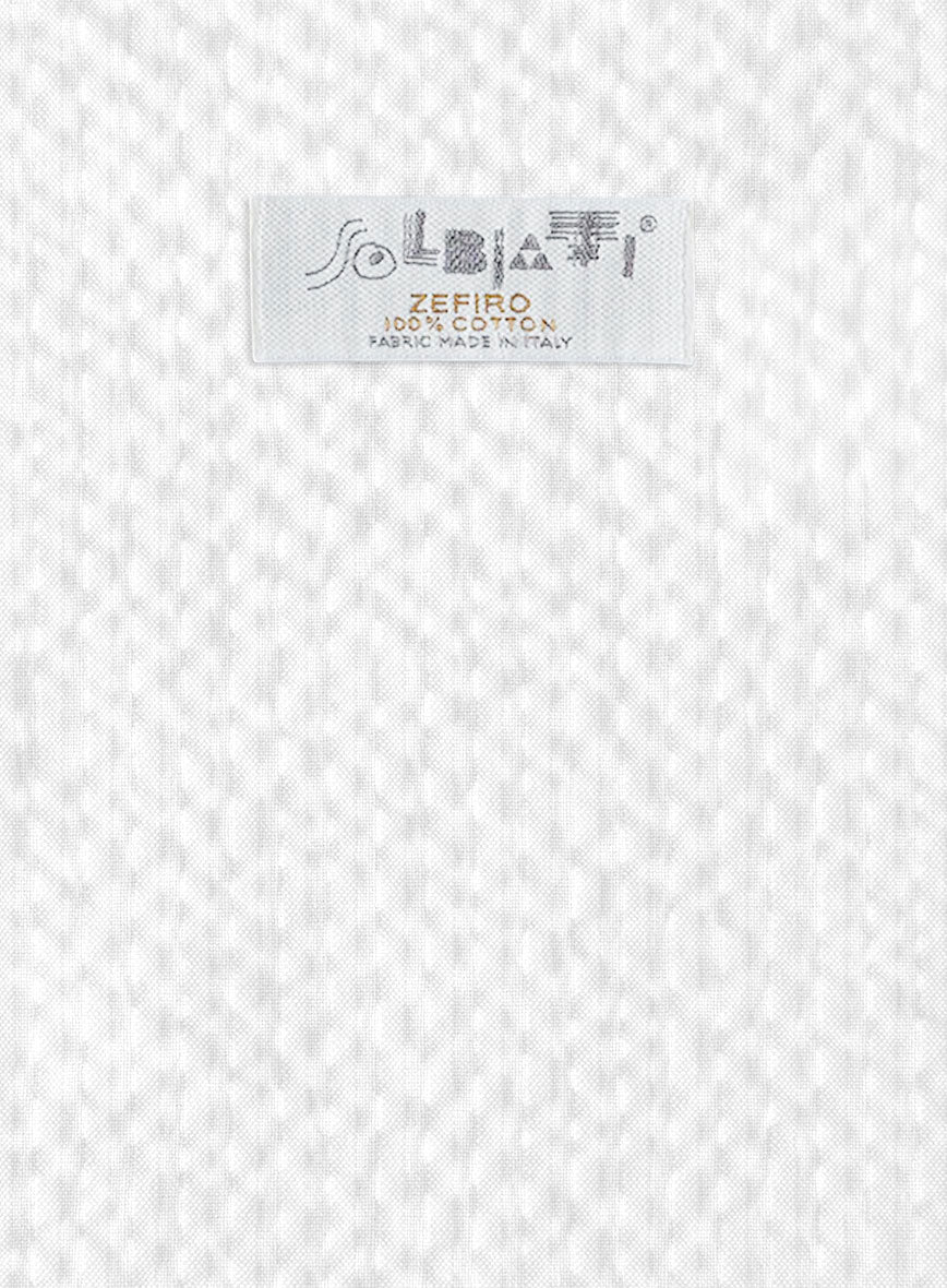 Solbiati White Seersucker Pants - StudioSuits