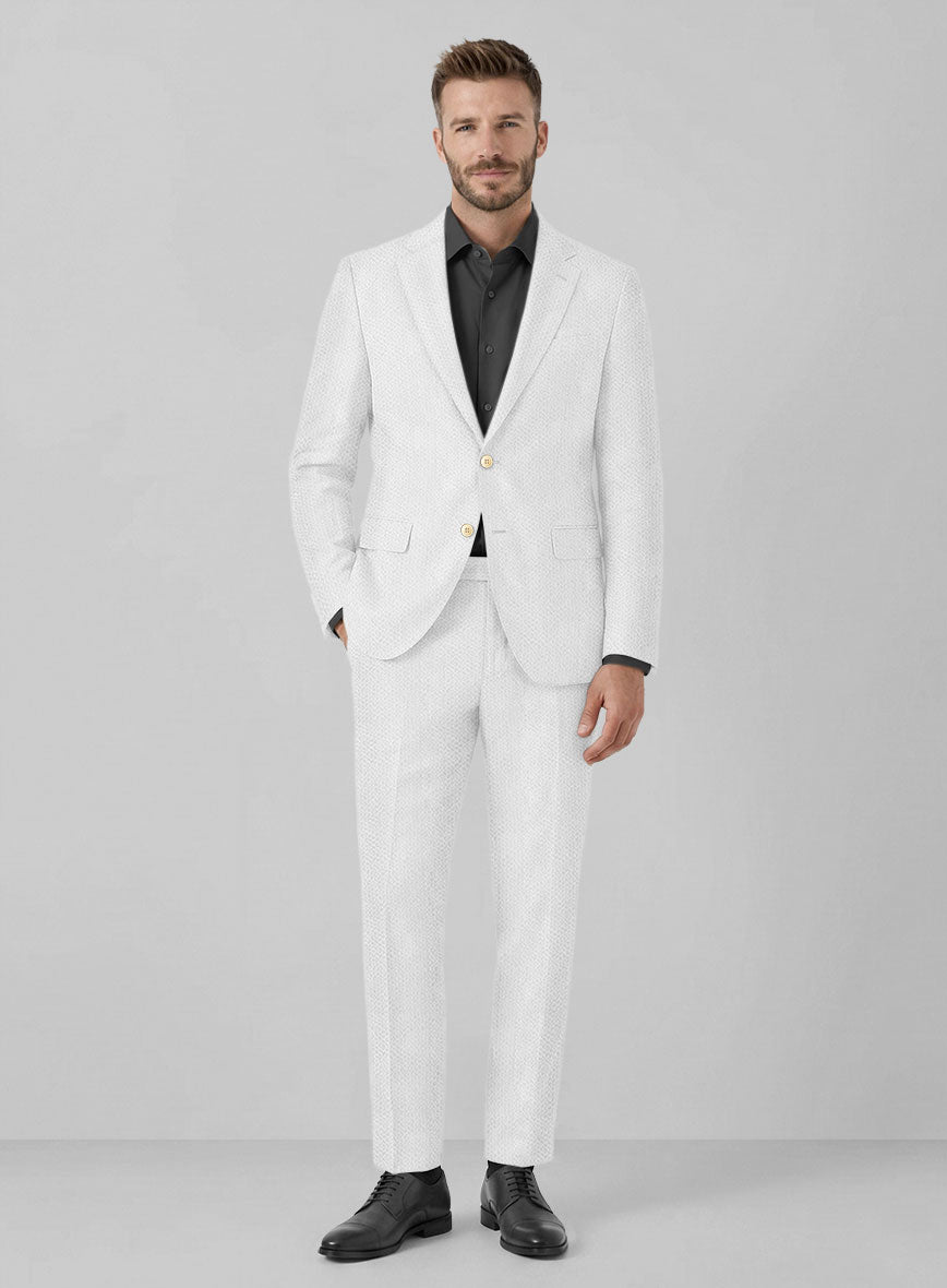 Solbiati White Seersucker Suit - StudioSuits
