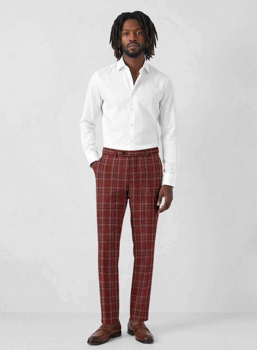 Solbiati Wine Square Linen Suit - StudioSuits