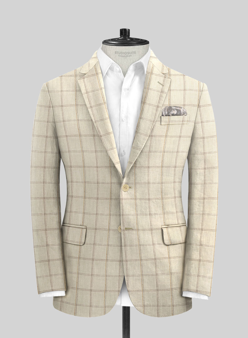 Solbiati Linen Wool Silk Otto Jacket - StudioSuits