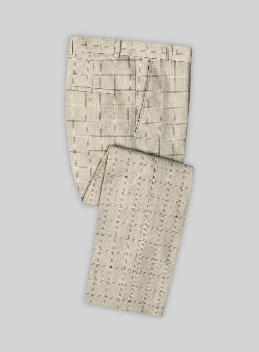 Solbiati Linen Wool Silk Otto Pants - StudioSuits
