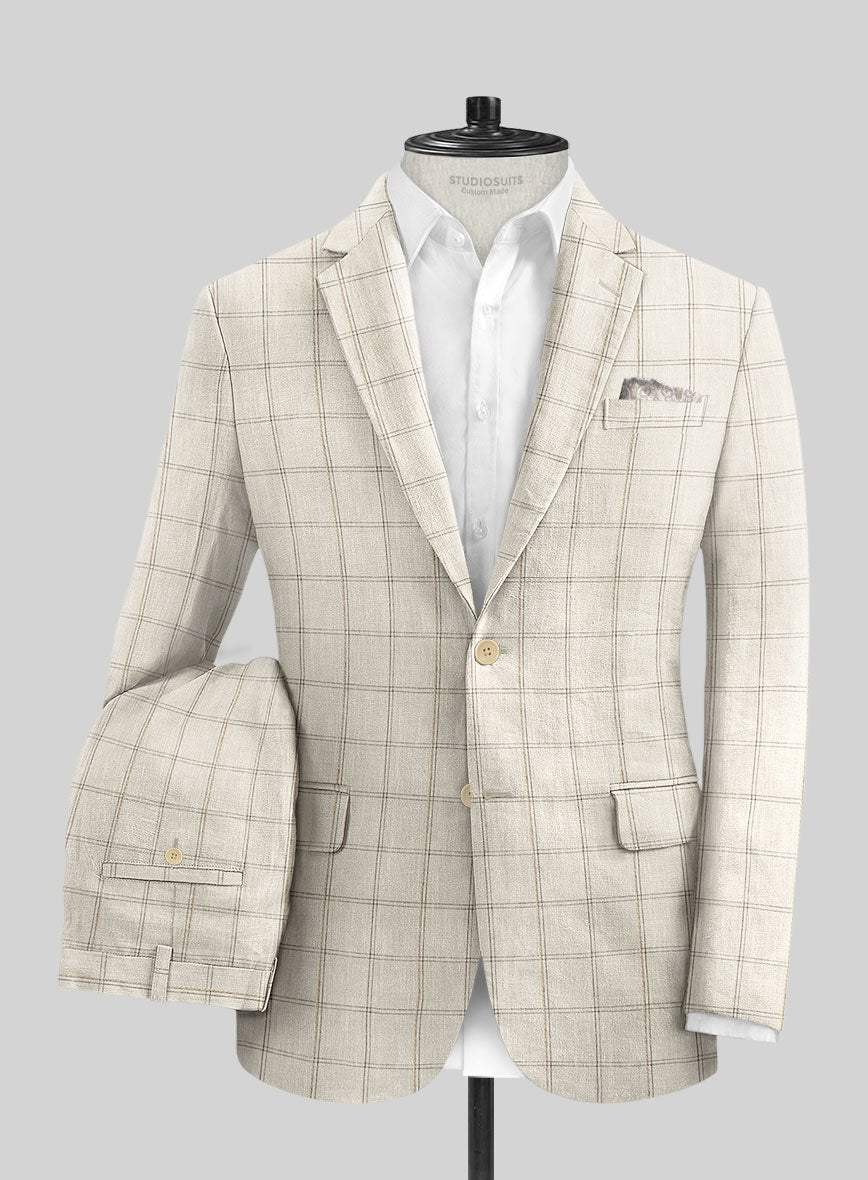 Solbiati Linen Wool Silk Otto Suit - StudioSuits