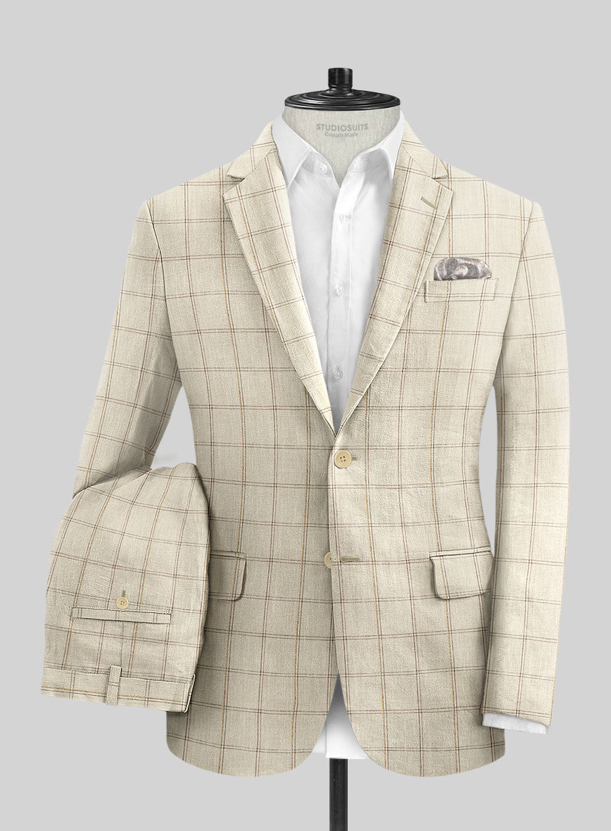 Solbiati Linen Wool Silk Otto Suit - StudioSuits