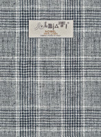 Solbiati Gray Checks Linen Jacket - StudioSuits