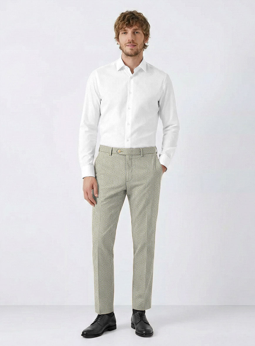 Solbiati Gingham Beige Seersucker Suit - StudioSuits