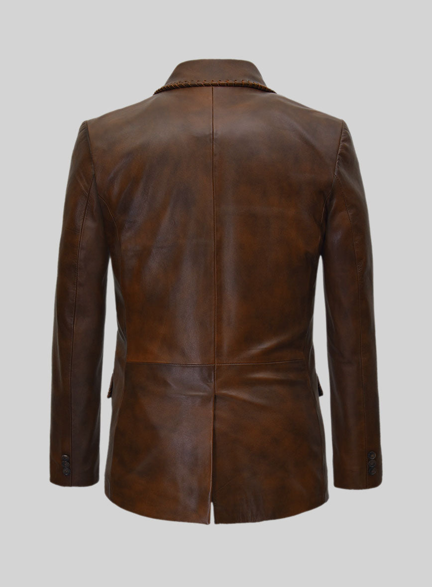 Spanish Brown Medieval Leather Suit - StudioSuits