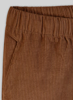 Easy Pants Spring Brown Corduroy - StudioSuits