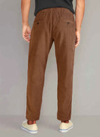 Easy Pants Spring Brown Corduroy - StudioSuits