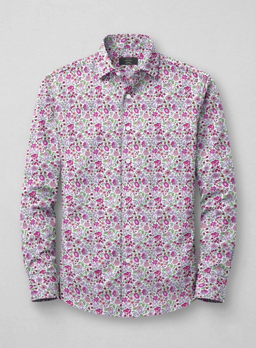 Spring Vale Feather Cotton Shirt - StudioSuits