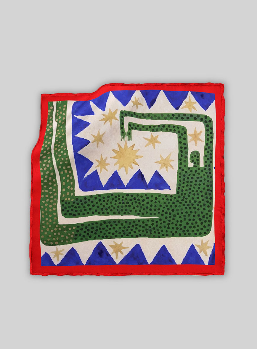 Starman Silk Pocket Square - StudioSuits