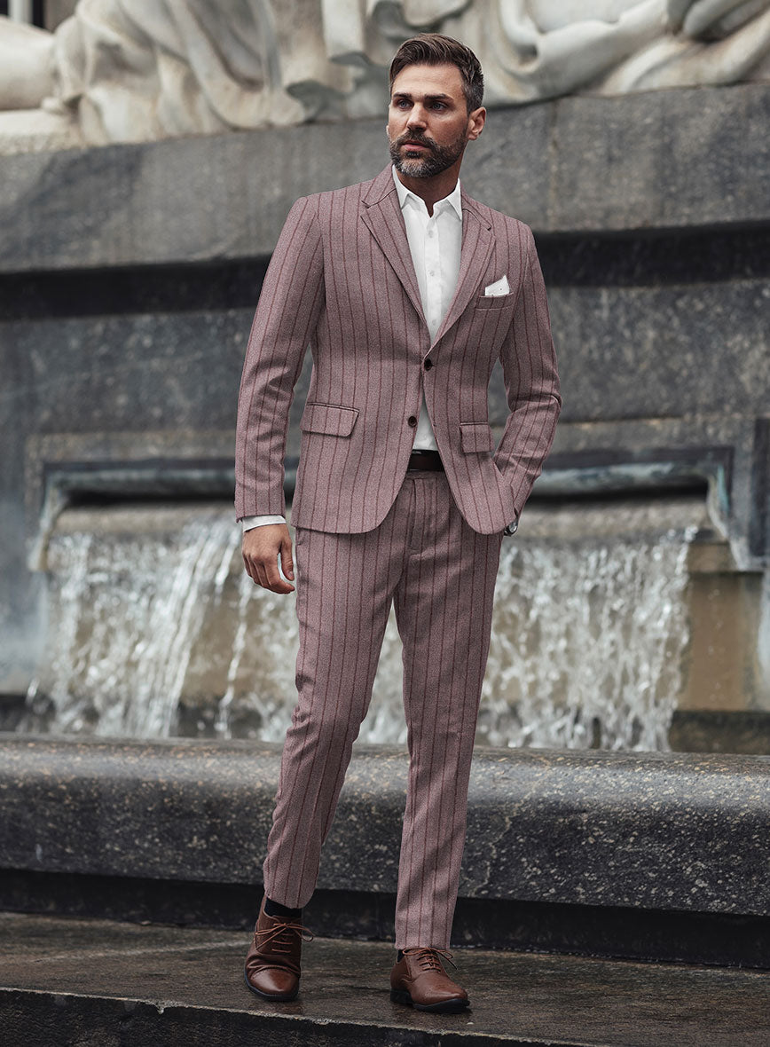 Sartori Eugenia Light Mauve Soft Tweed Suit - StudioSuits