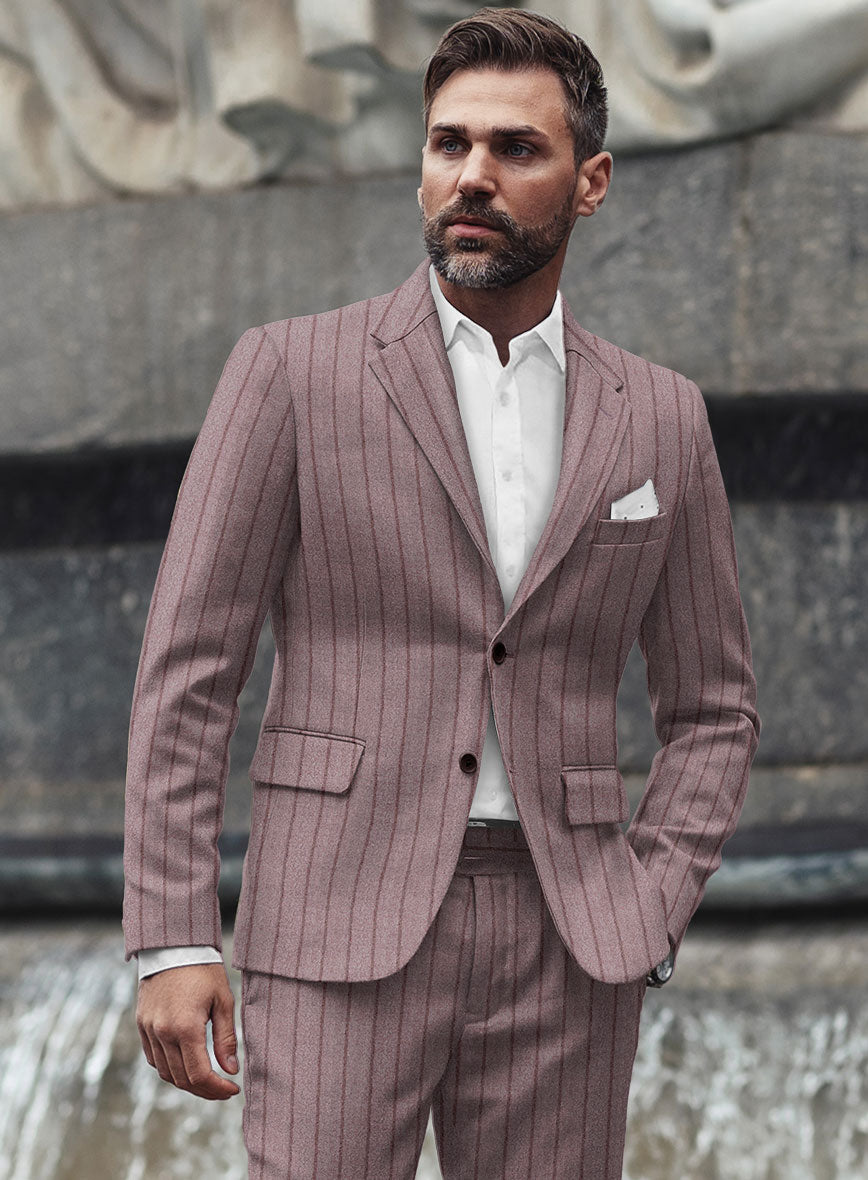 Sartori Eugenia Light Mauve Soft Tweed Suit - StudioSuits