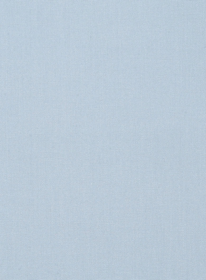 Storm Blue Cotton Shirt - StudioSuits