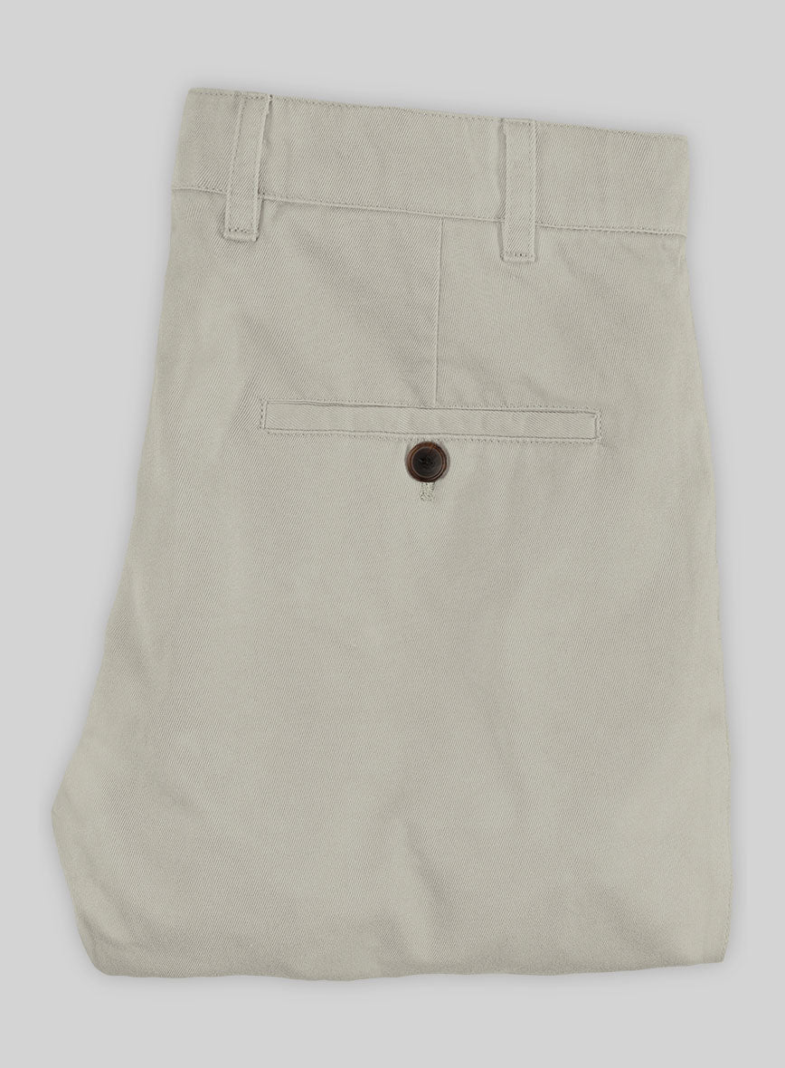 Washed Slate Green Stretch Chino Pants - StudioSuits