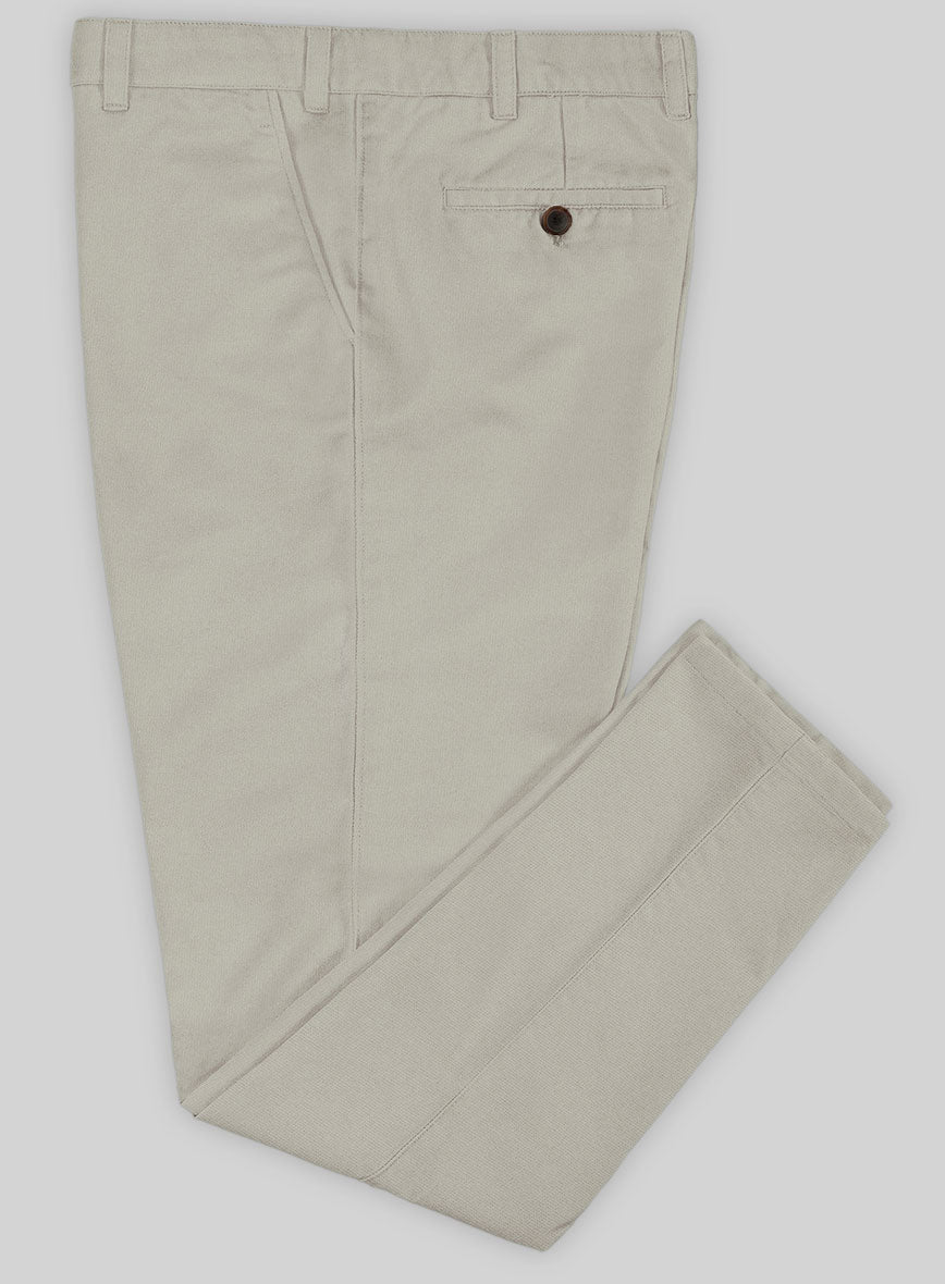 Washed Slate Green Stretch Chino Pants - StudioSuits