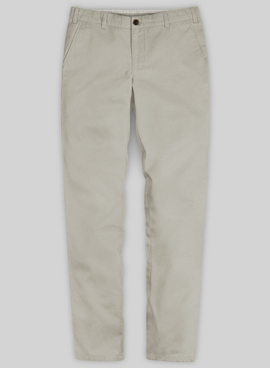 Washed Slate Green Stretch Chino Pants - StudioSuits