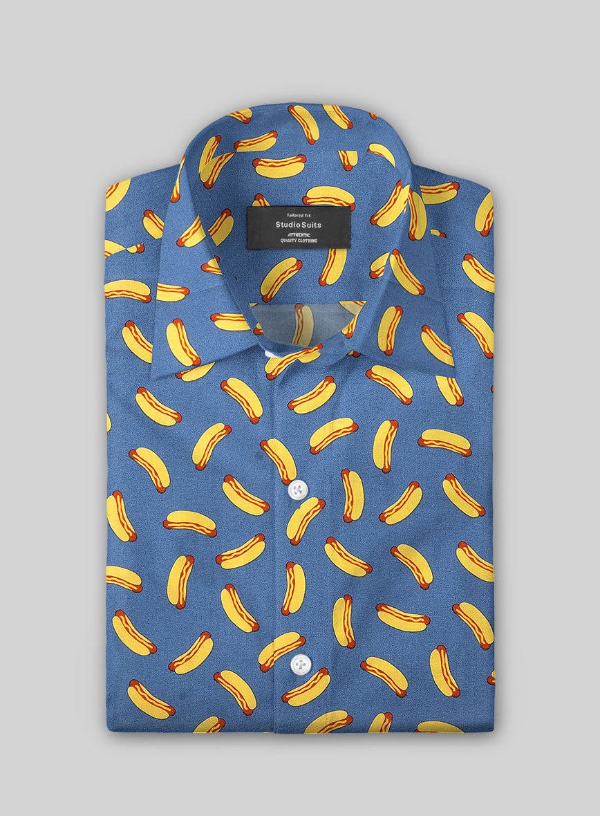 Street Snack Cotton Shirt - StudioSuits