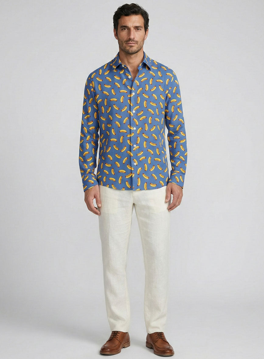 Street Snack Cotton Shirt - StudioSuits