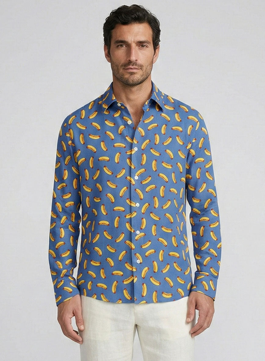 Street Snack Cotton Shirt - StudioSuits