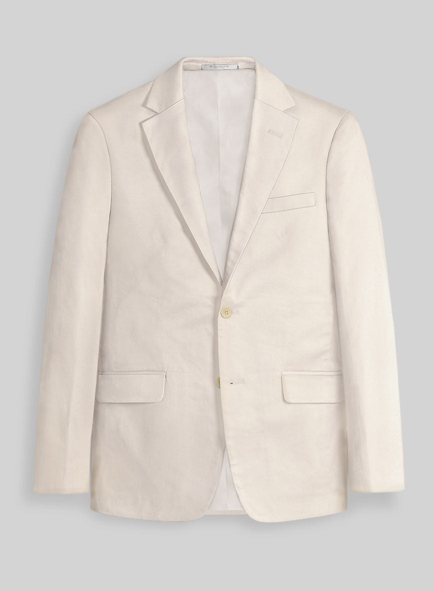 Stretch Summer Beige Chino Suit - StudioSuits