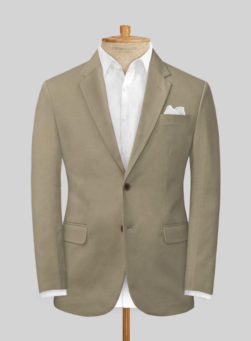 Stretch Summer Khaki Chino Suit - StudioSuits