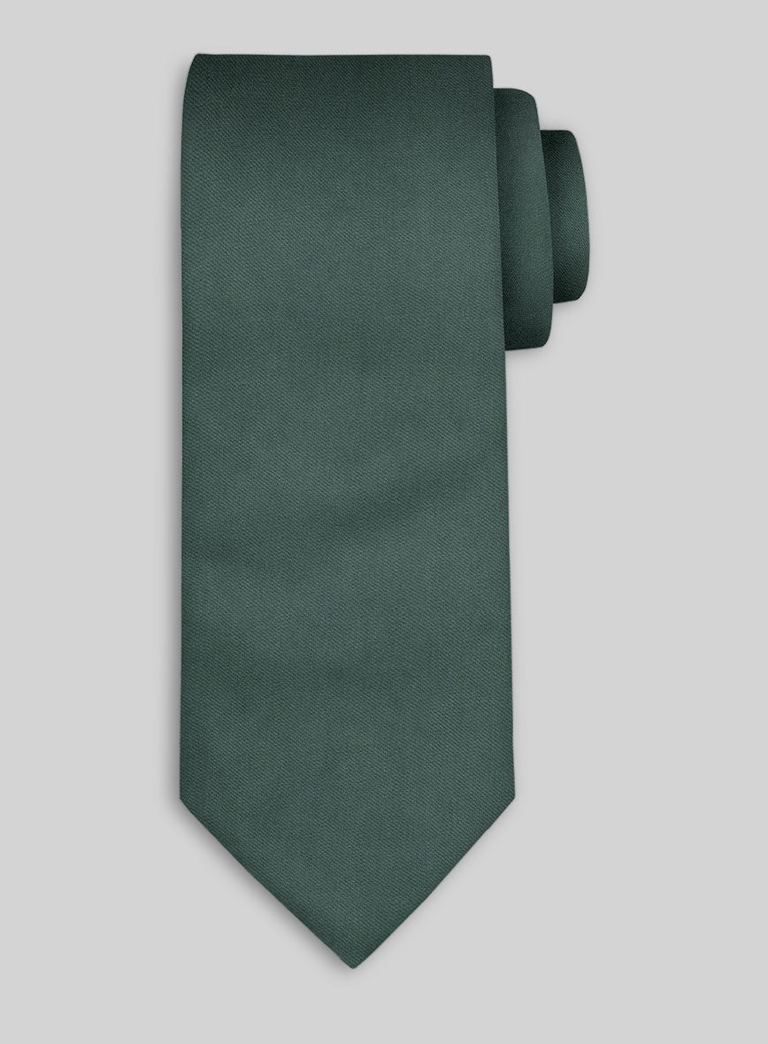 Stretch Cotton Tie - Gallo Green - StudioSuits