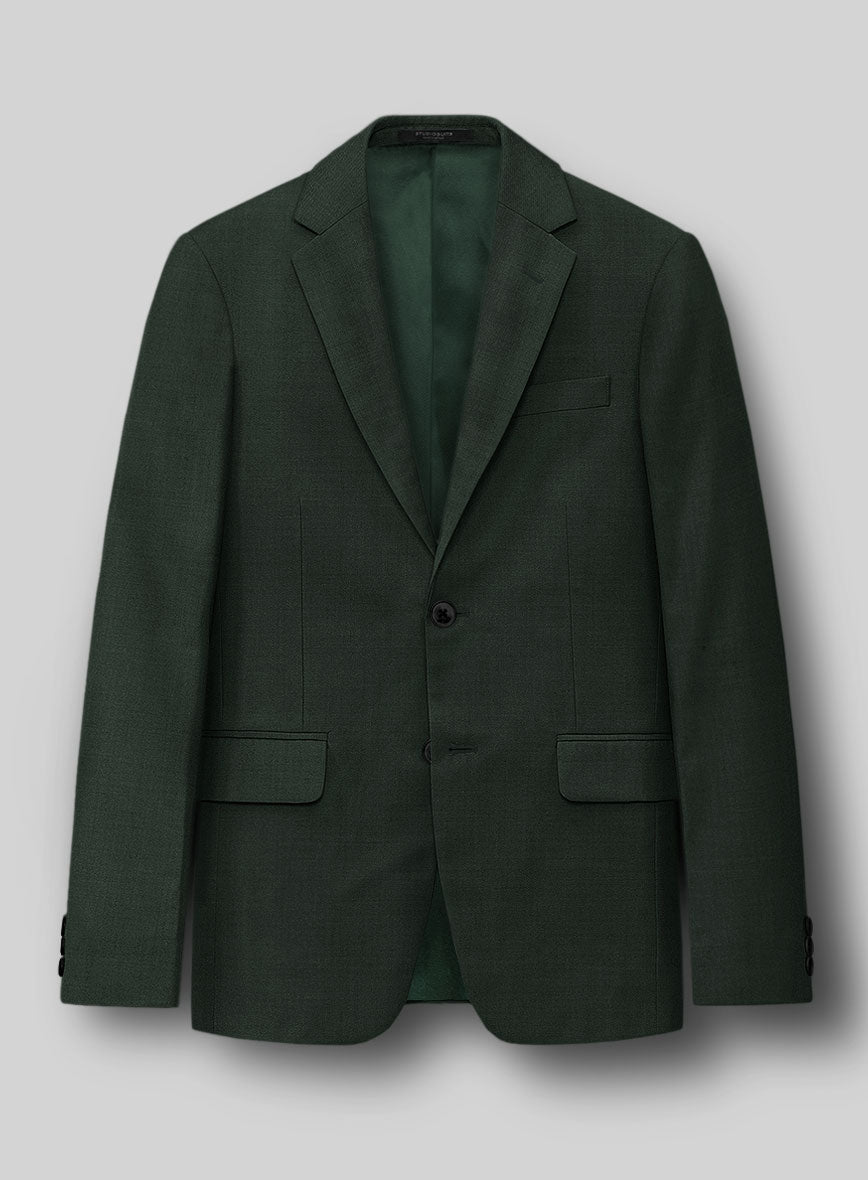 Stretch Green Wool Jacket