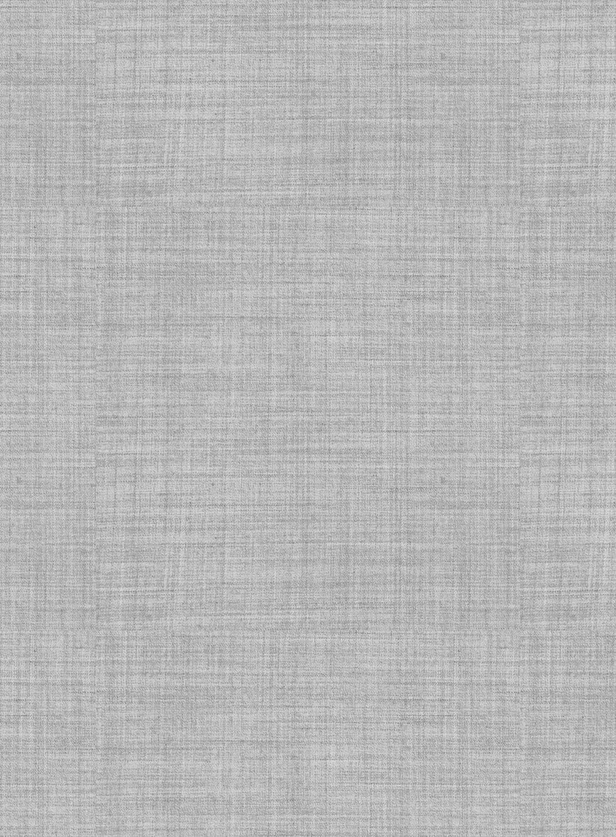 Stretch Light Gray Wool Jacket - StudioSuits