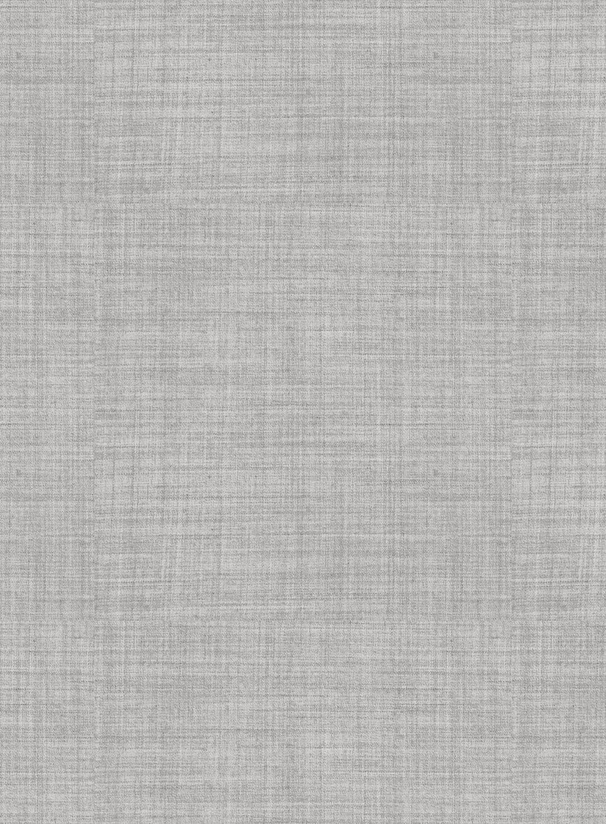 Stretch Light Gray Wool Suit - StudioSuits