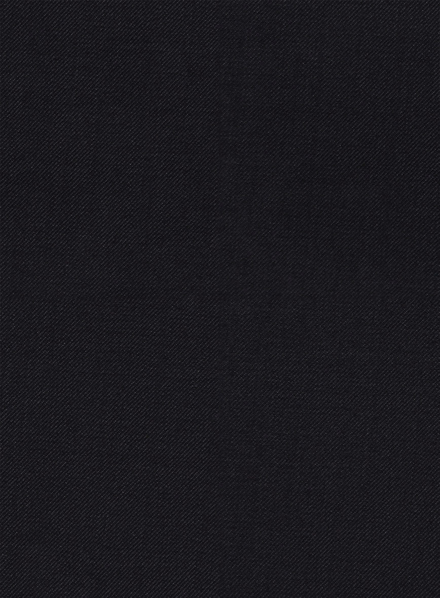 Stretch Midnight Blue Wool Jacket - StudioSuits
