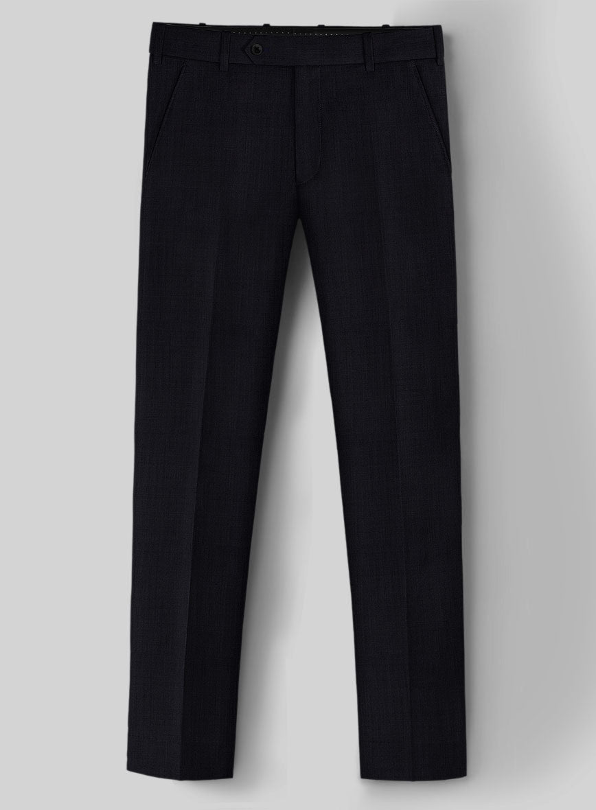 Stretch Midnight Blue Wool Suit - StudioSuits