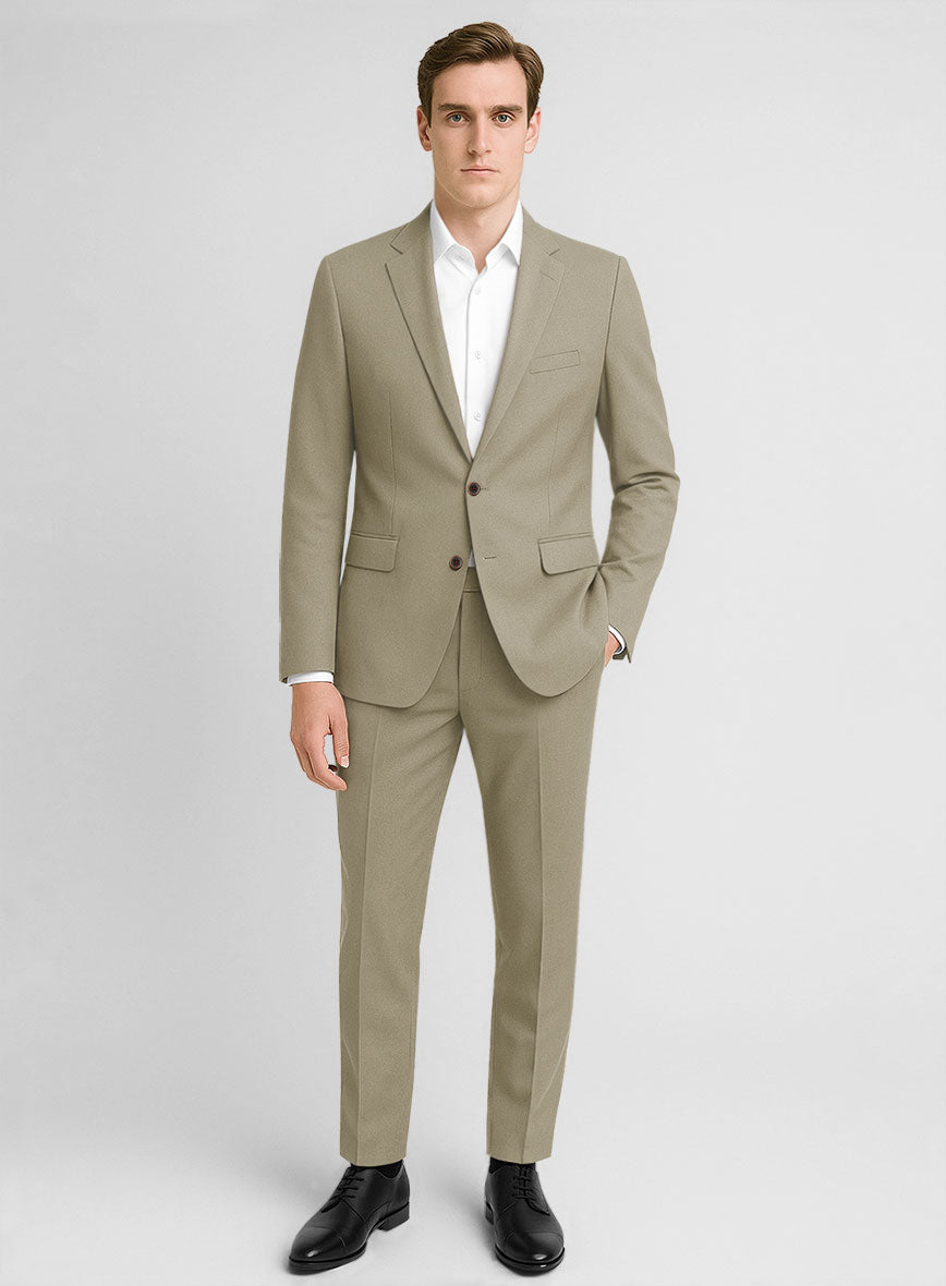 Stretch Summer Khaki Chino Suit - StudioSuits
