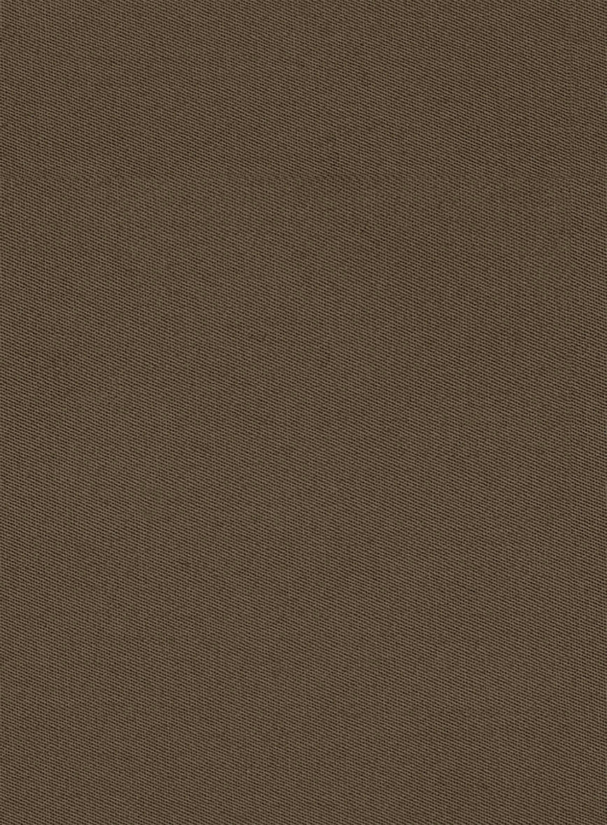Stretch Summer Brown Chino Jacket - StudioSuits