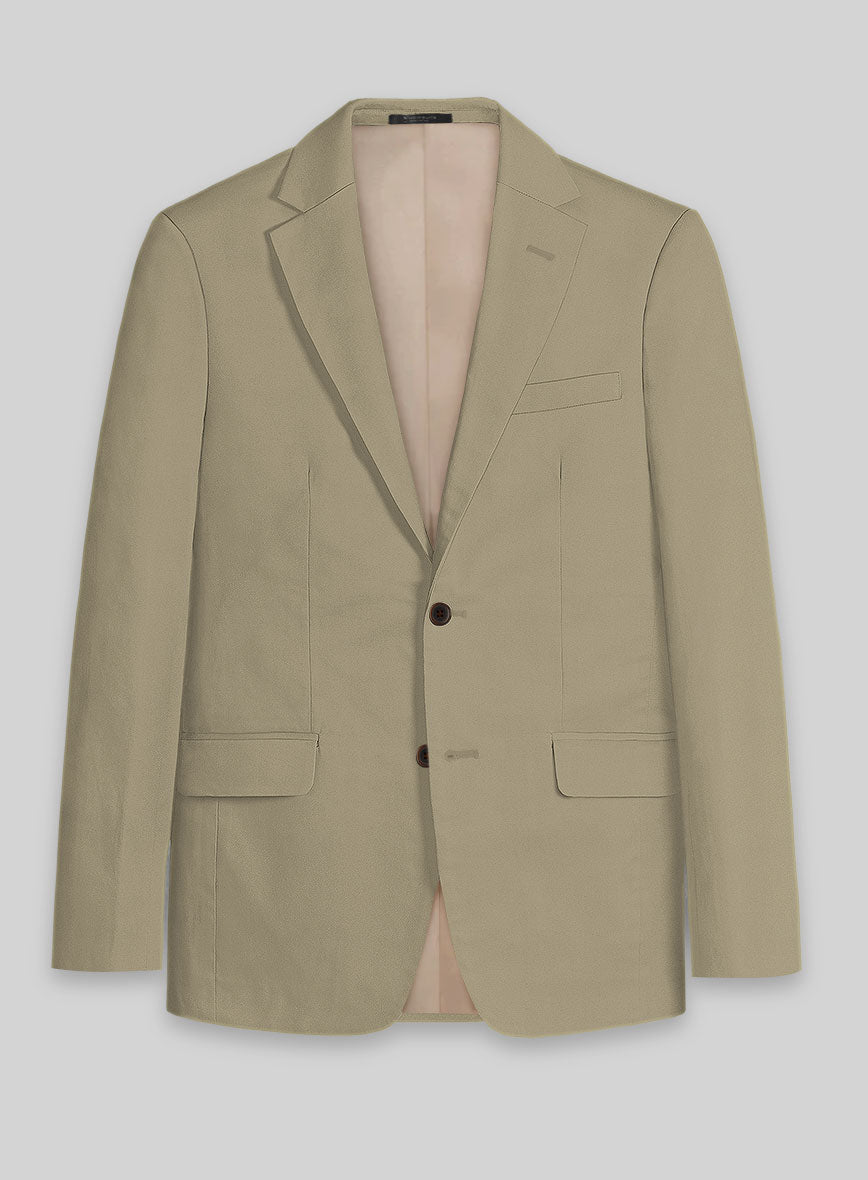 Stretch Summer Khaki Chino Suit - StudioSuits