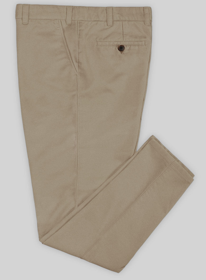 Washed Stretch Summer Khaki Chino Pants - StudioSuits