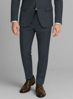 Stretch Summer Navy Blue Chino Pants - StudioSuits