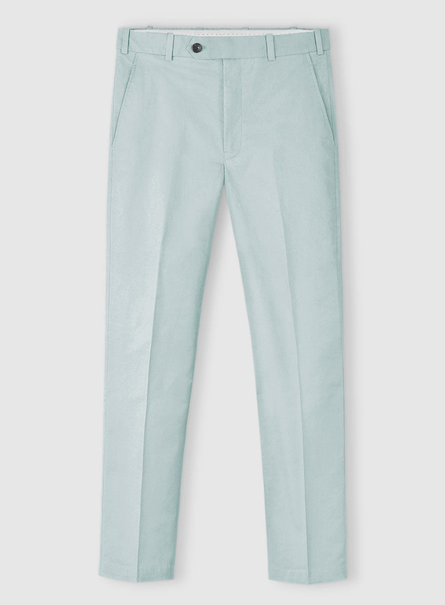 Stretch Summer Sky Blue Chino Suit - StudioSuits