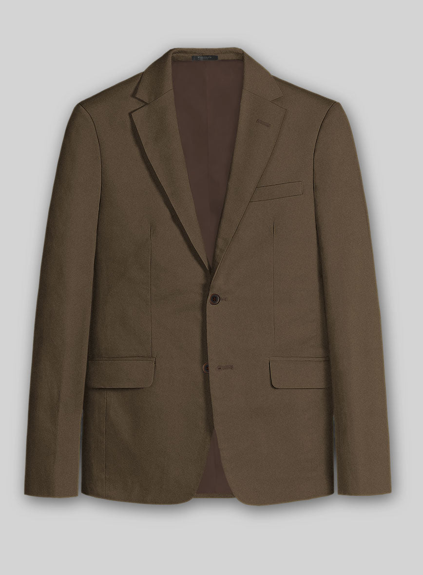 Stretch Summer Brown Chino Suit - StudioSuits