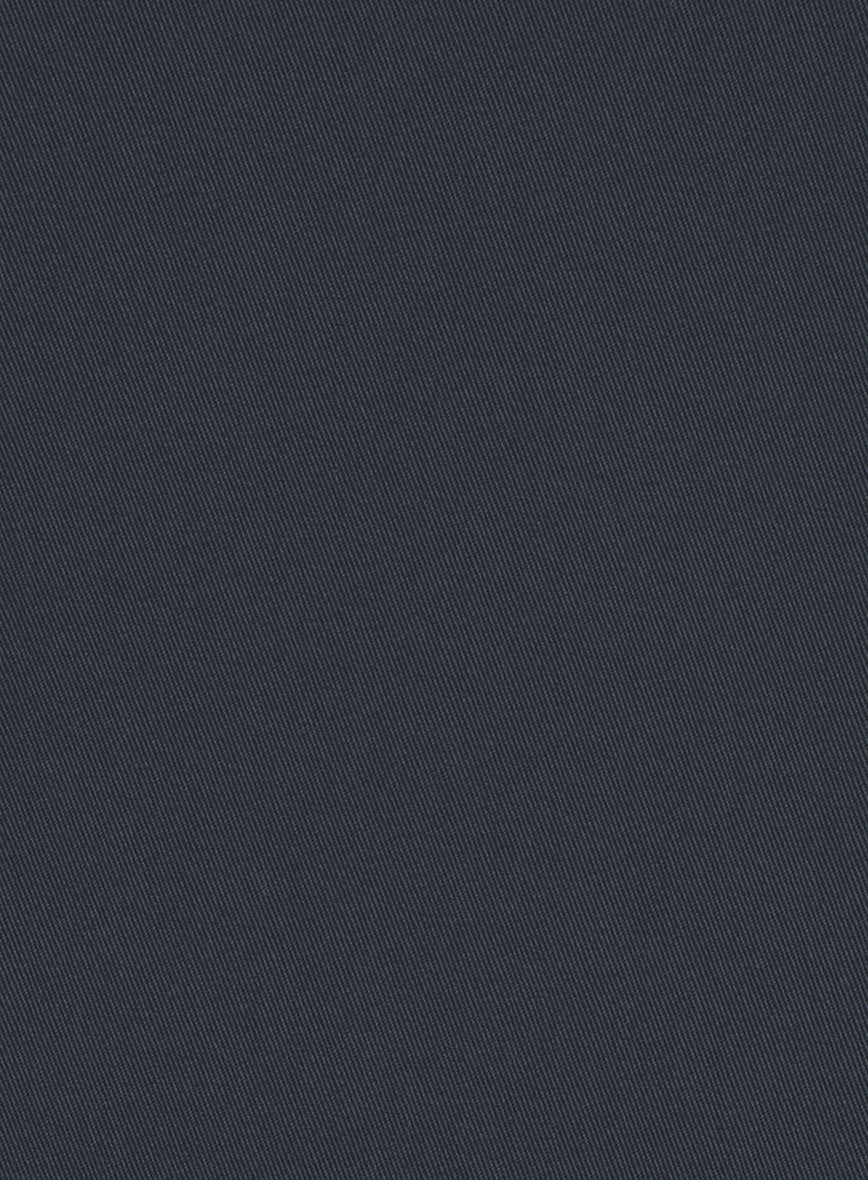 Stretch Summer Navy Blue Chino Jacket - StudioSuits