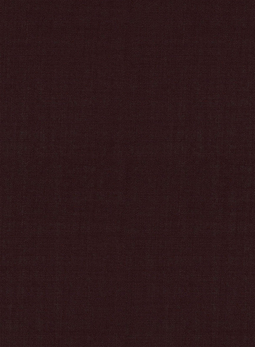 Stretch Wine Wool Suit - StudioSuits
