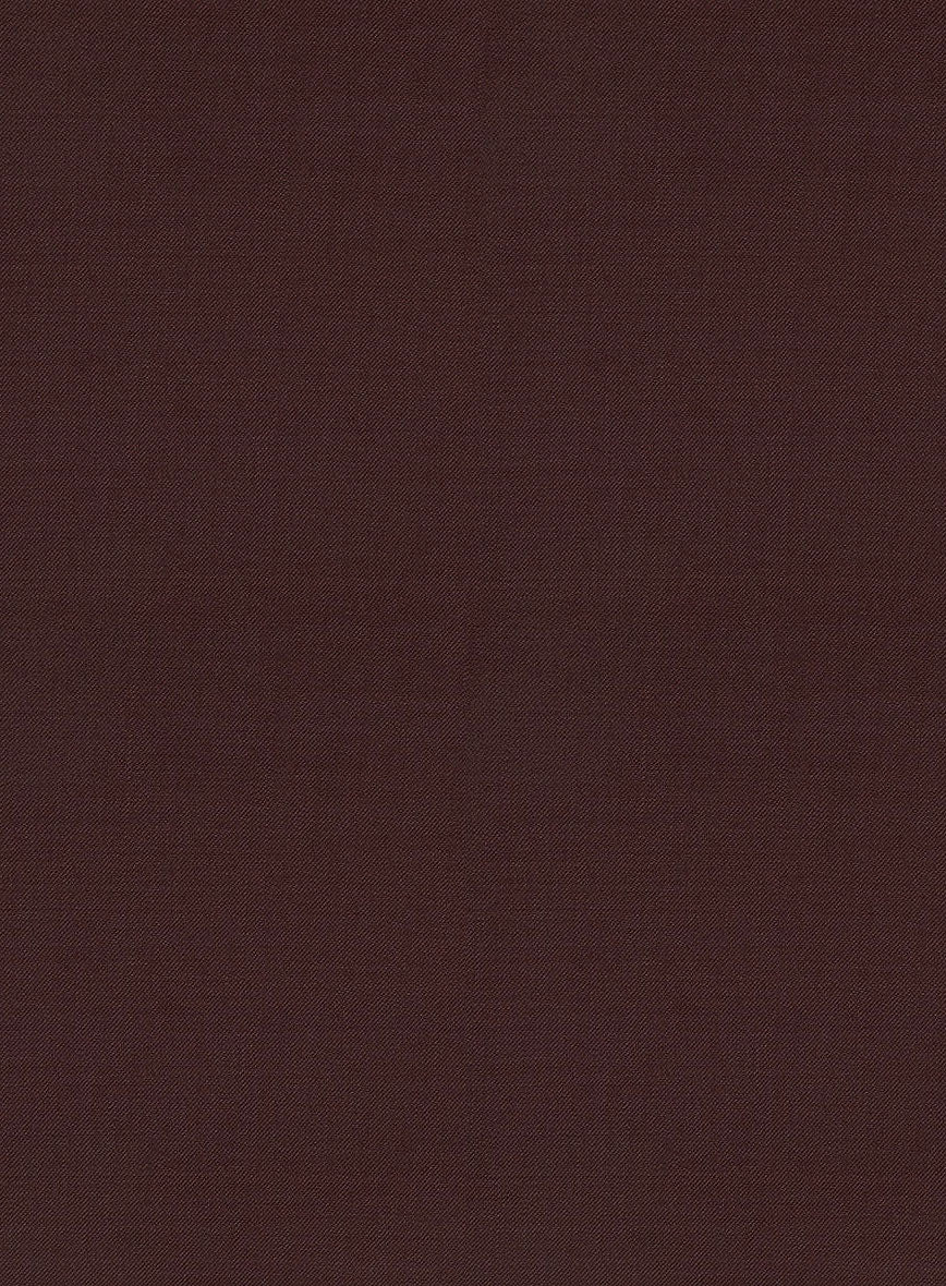 Stretch Wine Wool Highland Trousers - StudioSuits