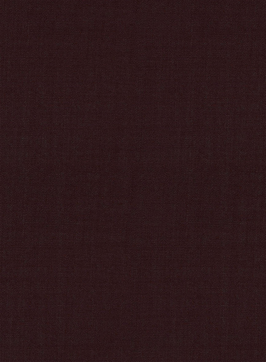 Stretch Wine Wool Suit - StudioSuits