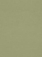 Washed Stretch Summer Weight Army Green Chino Pants - StudioSuits