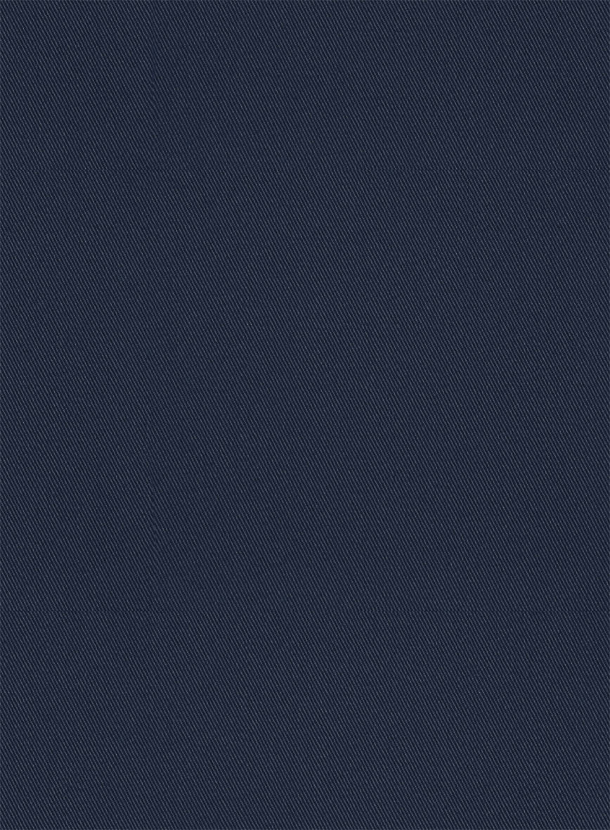 Stretch Summer Royal Blue Chino Pants - StudioSuits