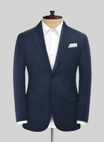 Stretch Summer Royal Blue Chino Suit - StudioSuits