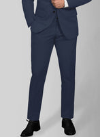 Stretch Summer Royal Blue Chino Suit - StudioSuits