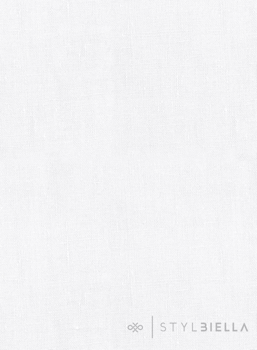 Stylbiella Natural White Linen Jacket - StudioSuits