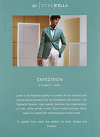 Stylbiella Spring Gray Linen Suit - StudioSuits