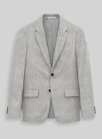 Stylbiella Spring Gray Linen Jacket - StudioSuits