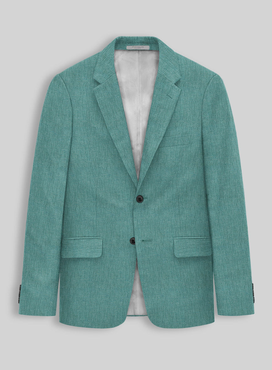 Stylbiella Spring Green Linen Jacket – StudioSuits